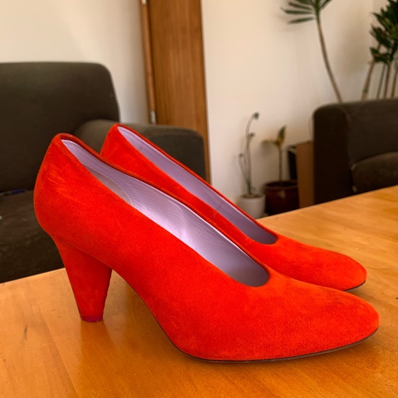 Celine Suede Heels - Picture 1 of 7